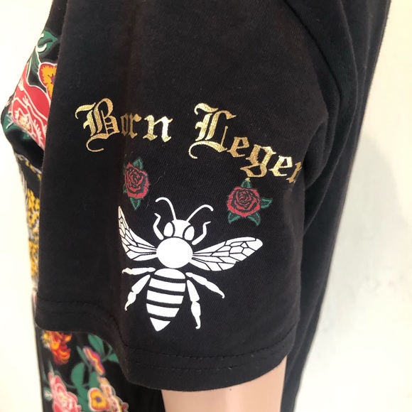 Switch Remarkable Limited Edition Black Embroidered Tiger T-Shirt Men’s Size S - Picture 12 of 16